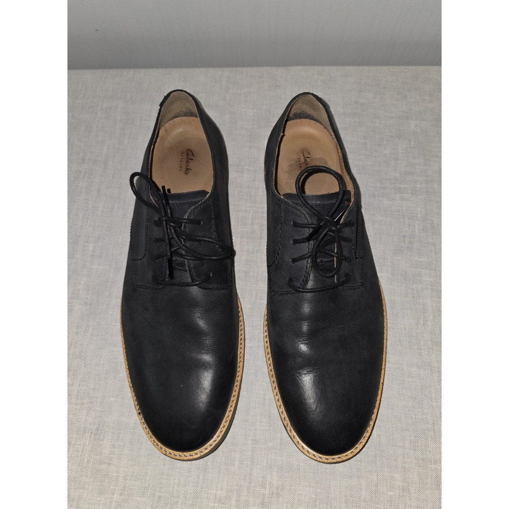 Clarks Artisan Men's Black Brogue Oxford Lace Up Dress Shoes Size 11